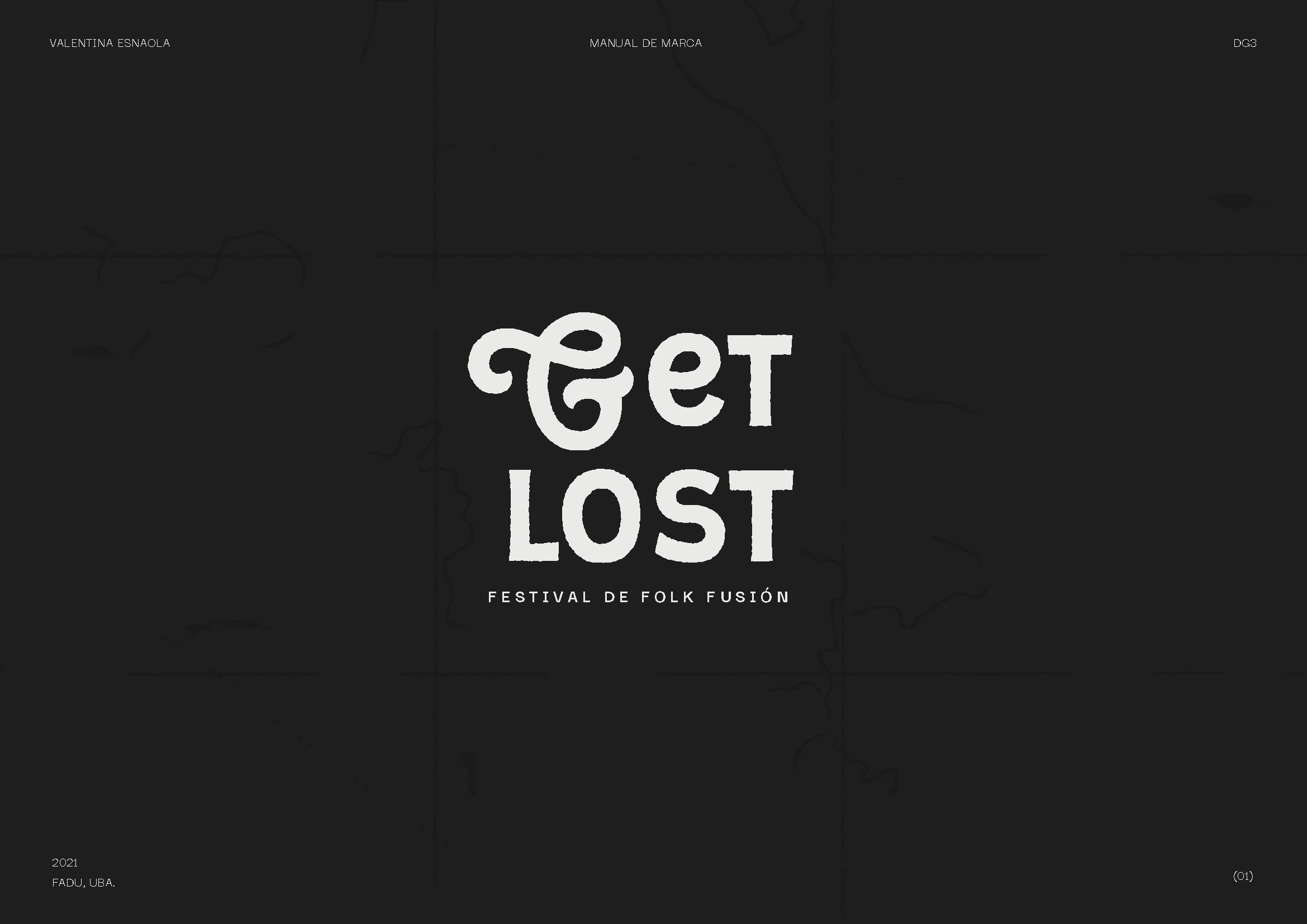 Get Lost logo in white on a black page: “Festival de folk fusión”.